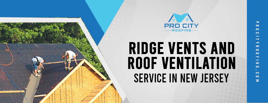 Ridge Vents and Roof Ventilation Service in New Jersey