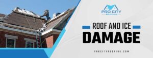 roof and ice damage