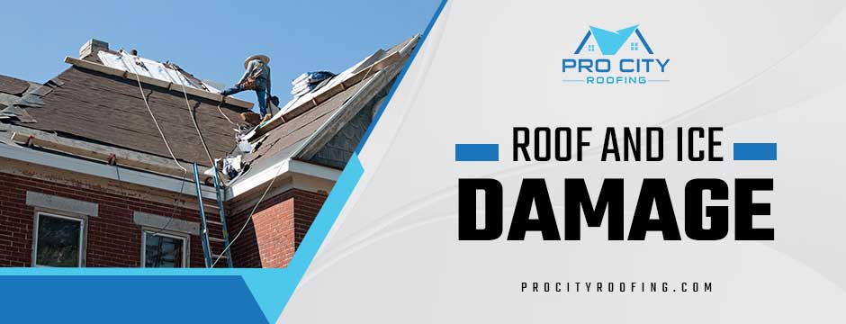 roof and ice damage